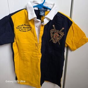 Polo Ralph Lauren Rowing Crew NYC Bleecker Cup color-block rugby shirt sz 4/4T